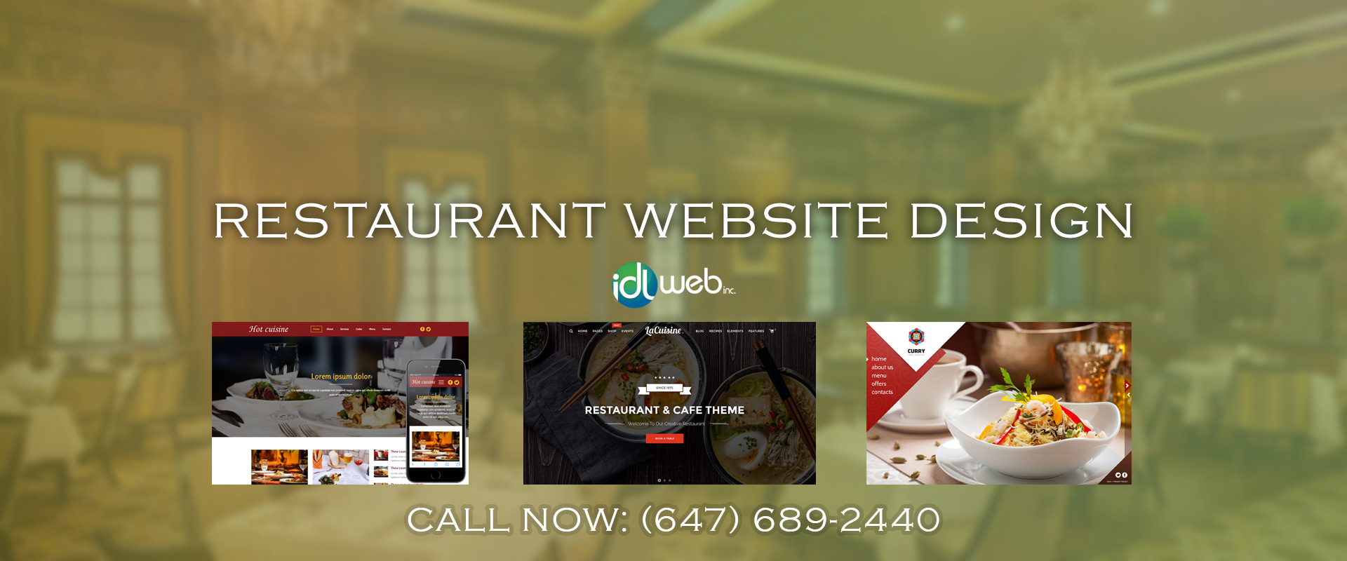 Restaurant Website Design Toronto Canada