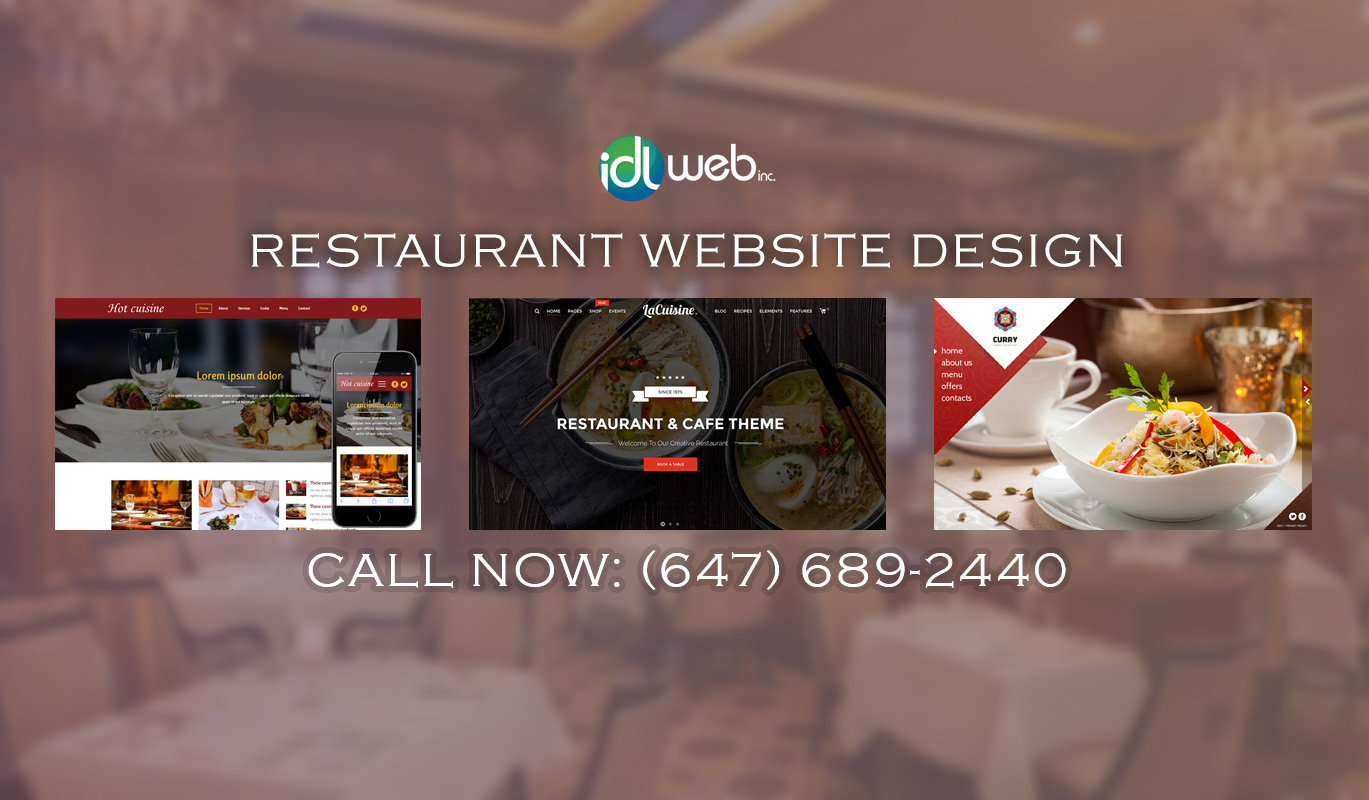 Restaurant Website Designing Company